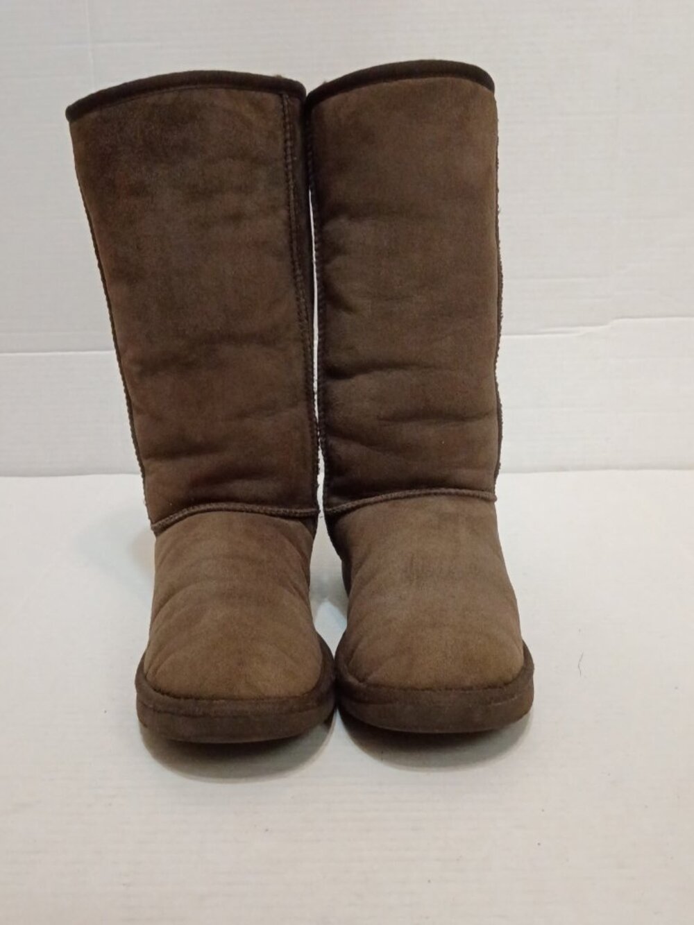UGG Australia Classic Tall 5815 Chocolate Brown Suede Boots Women's Size 7 - Picture 2 of 10